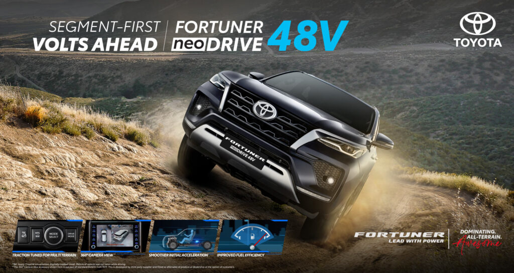 "Upcoming Fortuner next-gen hybrid model"